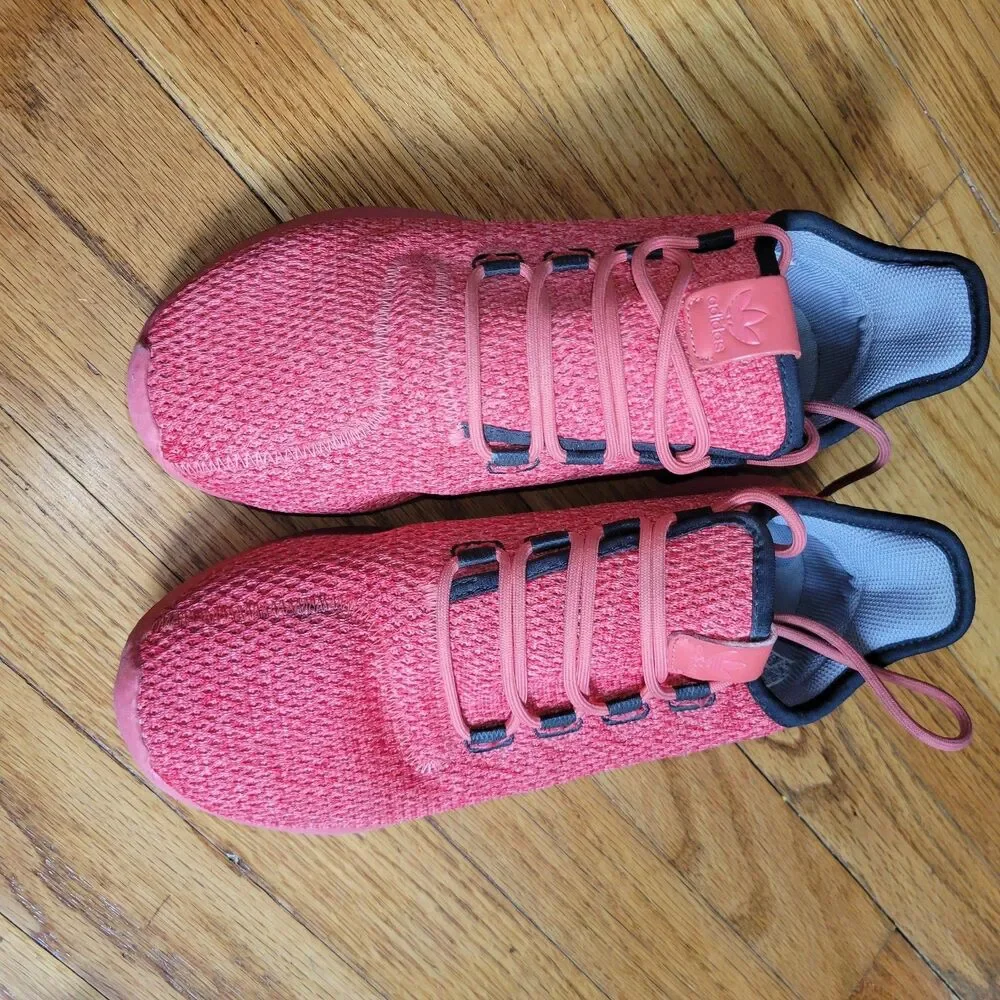 Adidas Men's Tubular Shadow Red Mesh Lightweight Running Sneakers Shoe Size US 9